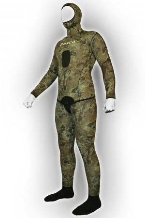 Στολή κατάδυσης: Comfort Camo Olive 8,0 mm.