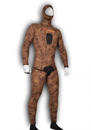 Στολή κατάδυσης: Comfort Camo Rust 6,5 mm.